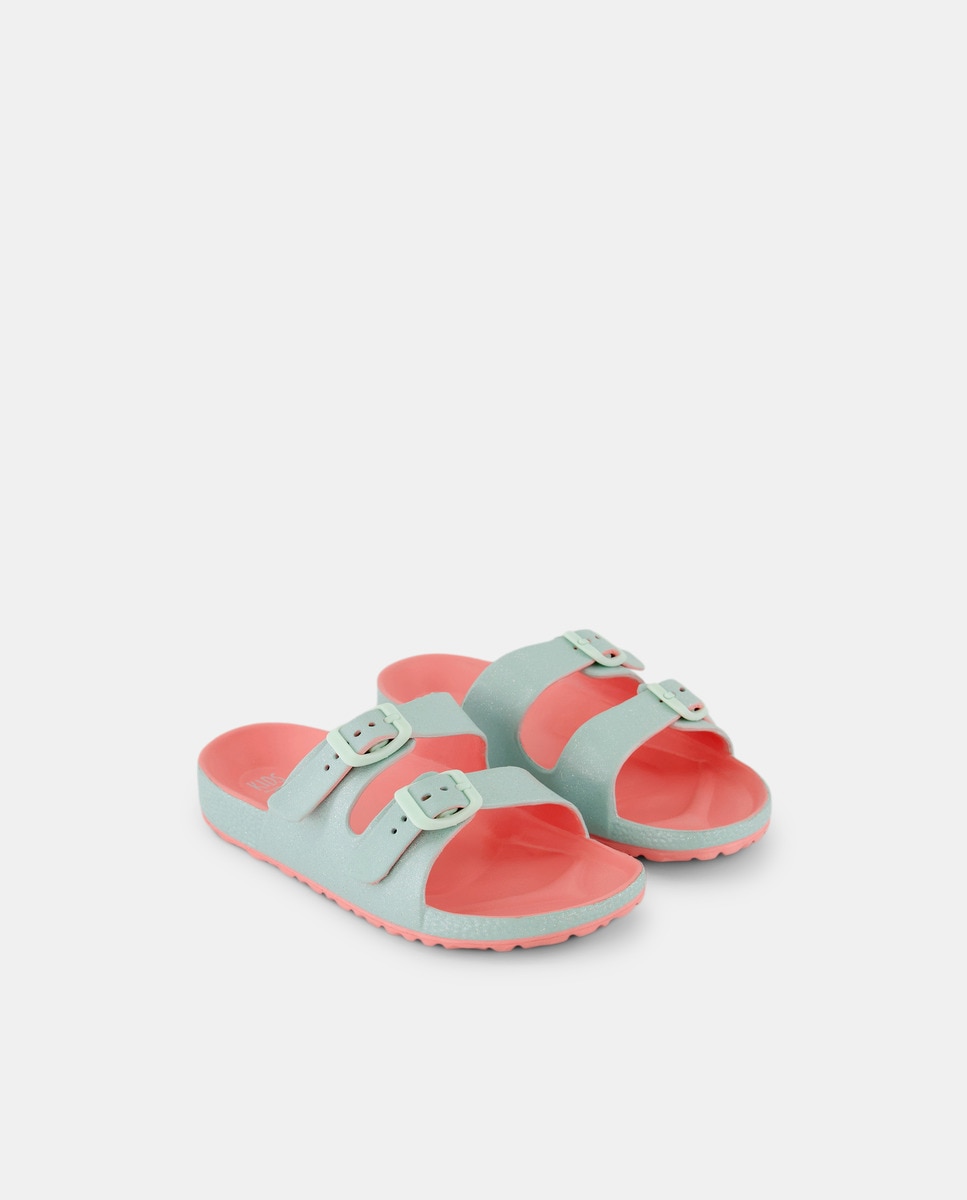 Sapatos de menina 450 Turquesa-2