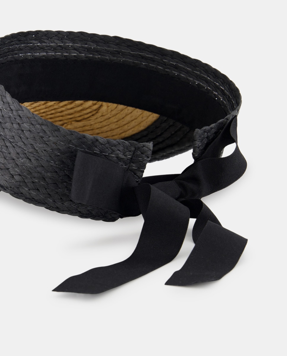 Pala com Franjas Bicolor Preto-3