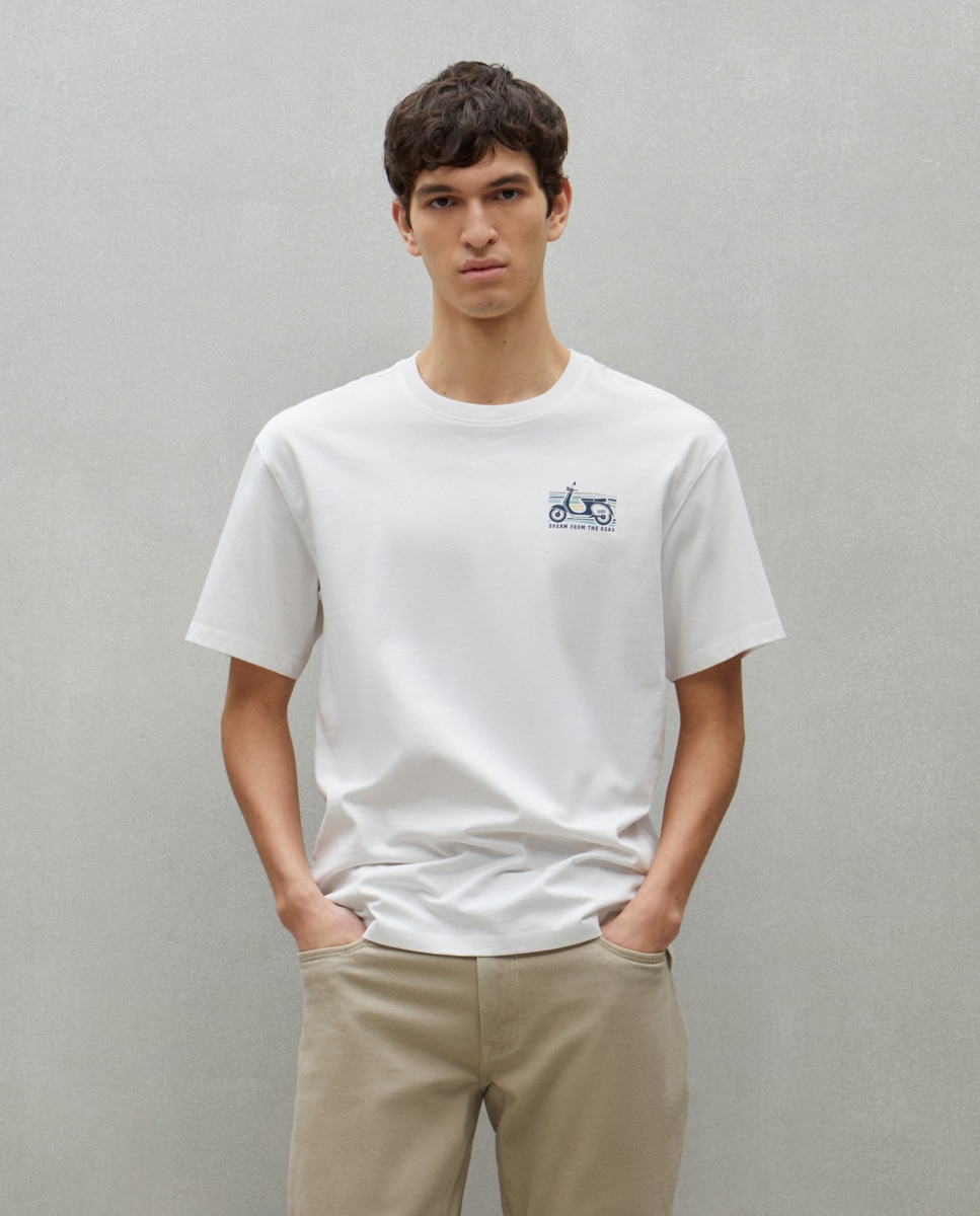T-shirt com Manga Curta Gelo-1