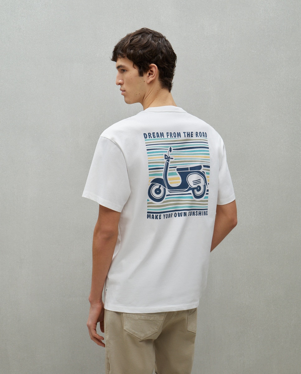 T-shirt com Manga Curta Gelo-3