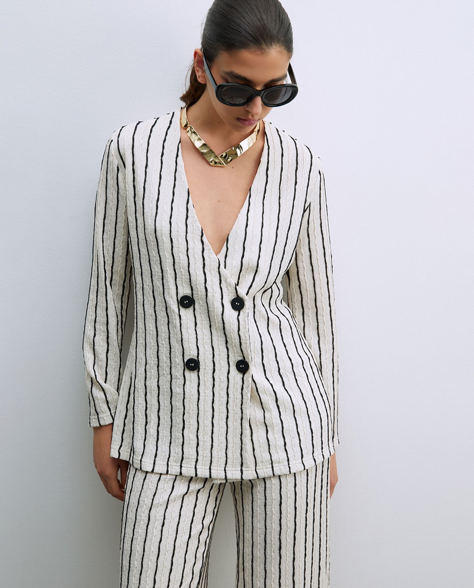 Blazer com Estrutura Cru-1