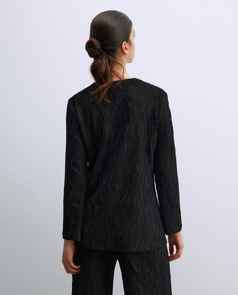 Blazer com Estrutura Preto-2