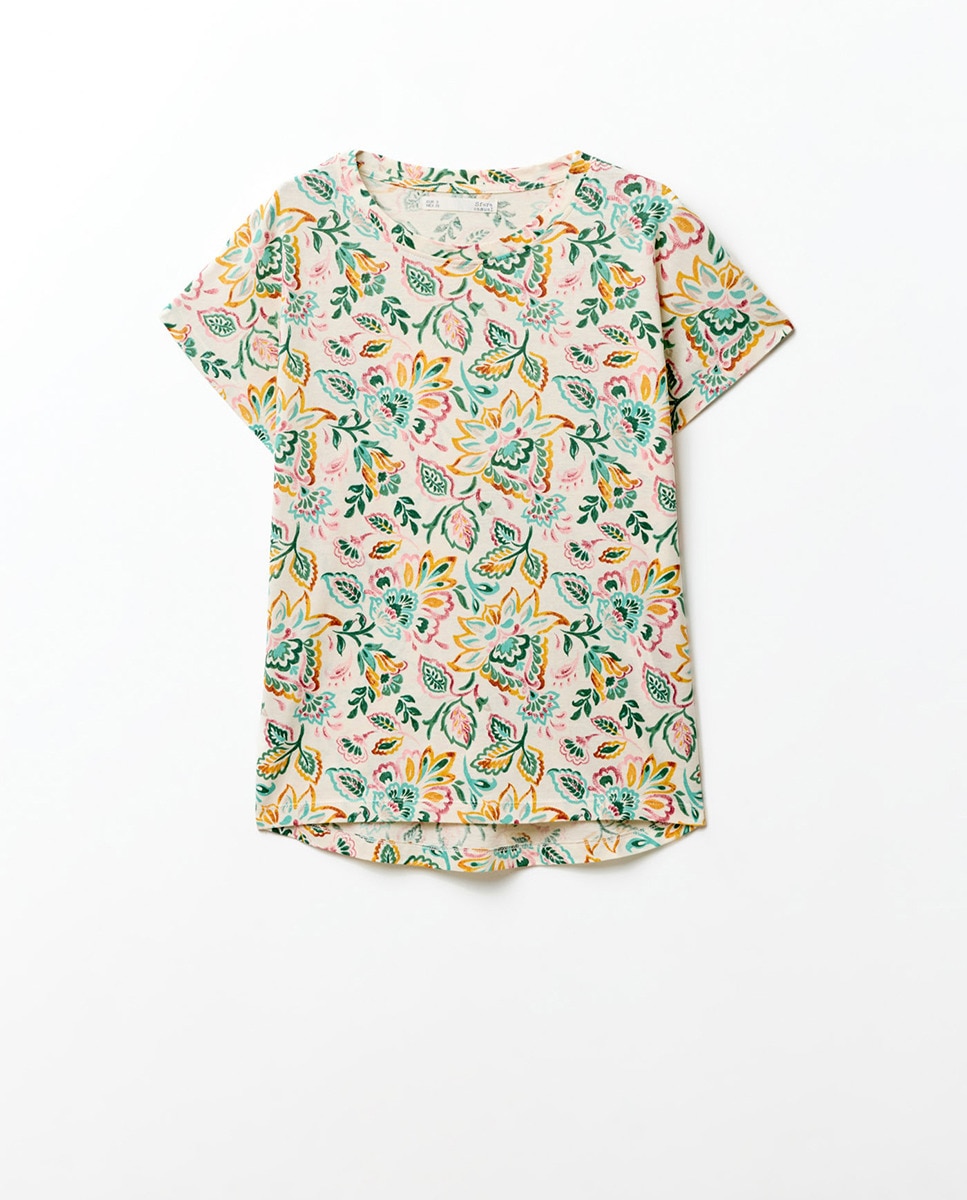 T-shirt estampada Verde-5