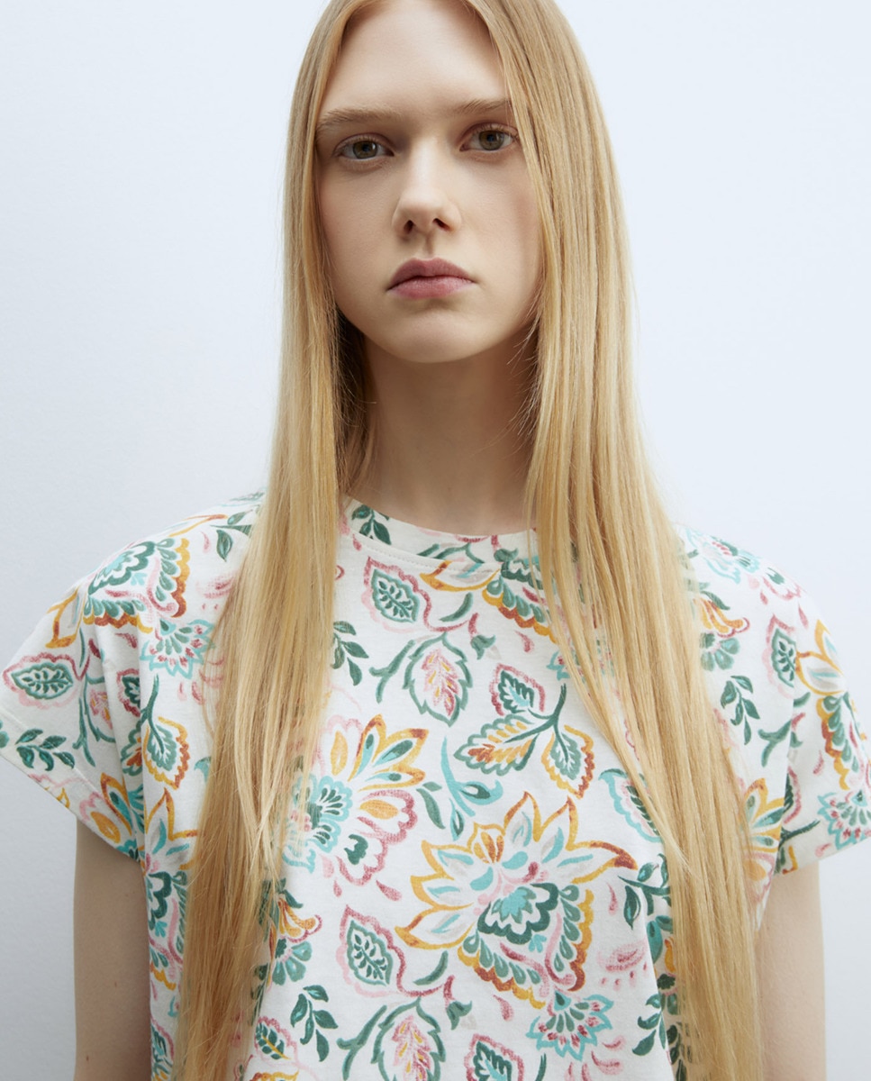T-shirt estampada Verde-3