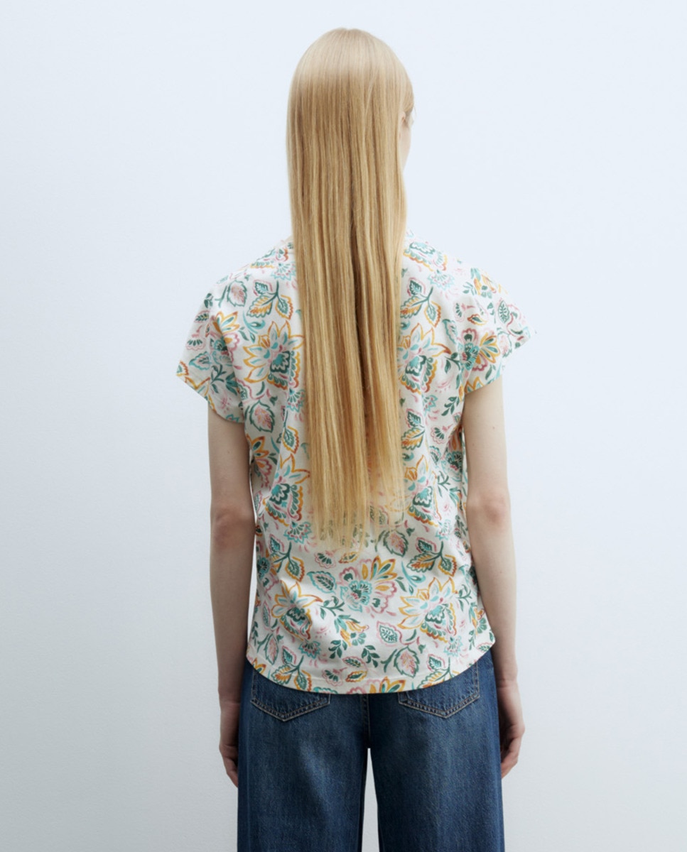 T-shirt estampada Verde-2