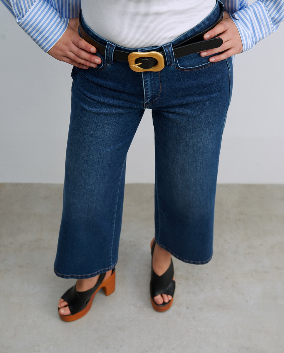 Jeans Culotte Azul-escuro-5