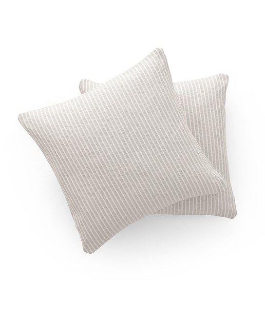 Imagen 0 de Pack 2 fundas de cojín relieve gris