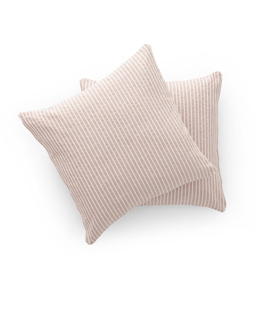 Imagen 0 de Pack 2 fundas de cojín relieve rosa