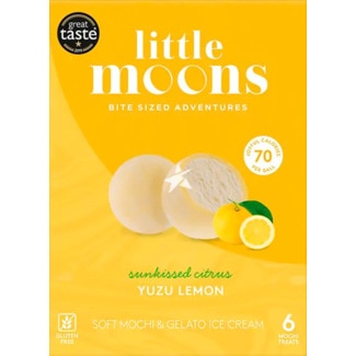 Mochi Gelado de Yuzu e Limão embalagem 192 g - Little Moons