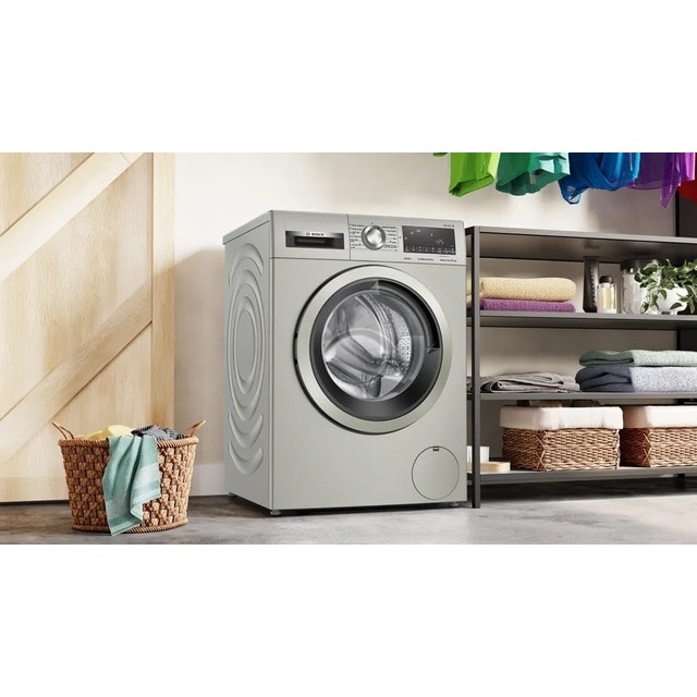 Máquina de Lavar e Secar Roupa Bosch Serie 4 WNA1341XES Carga Frontal, Motor Ecosilence™ e Iron Assist de 9/5 kg 1400 rpm - Cinzento Inox-6