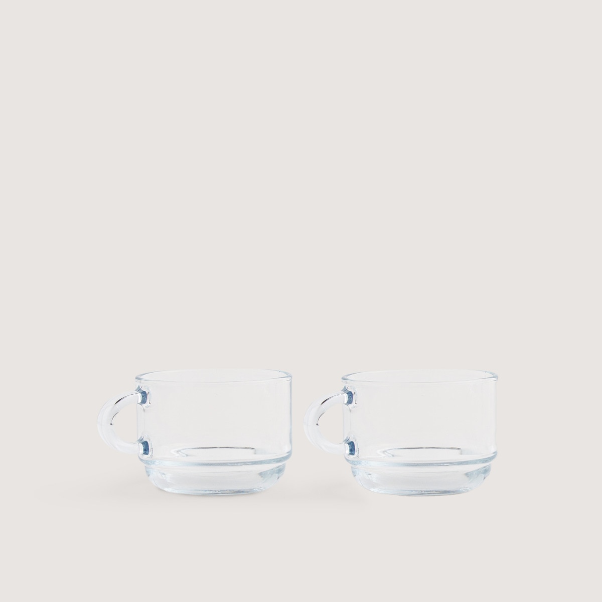 Set de 2 tazas de vidrio Cambridge Basics El Corte Inglés Transparente-1