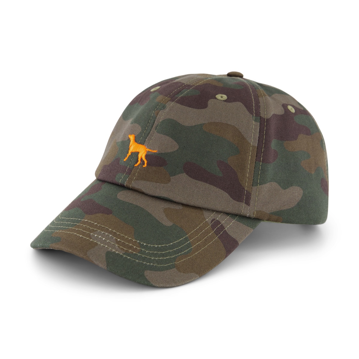Boné de Sarja com Lavagem Camuflagem-1
