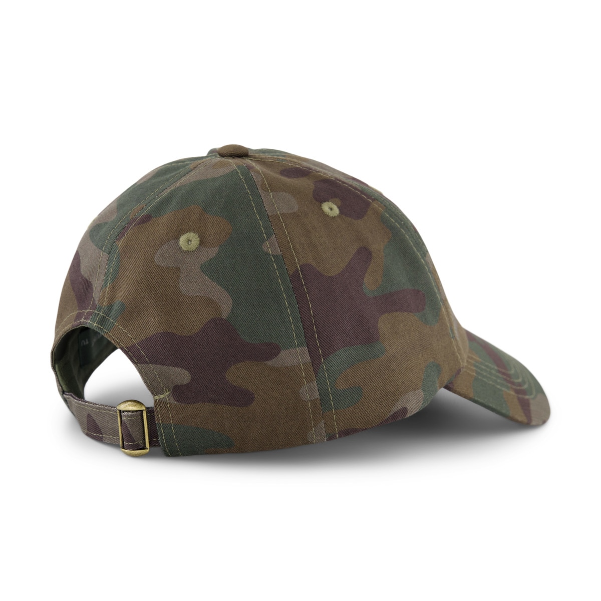 Boné de Sarja com Lavagem Camuflagem-2