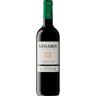 vino tinto tempranillo joven orgánico DO Ribera del Duero botella 75 cl - Legaris