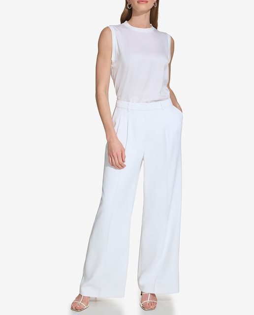 Imagen 0 de Pantalón de mujer ancho con pinzas