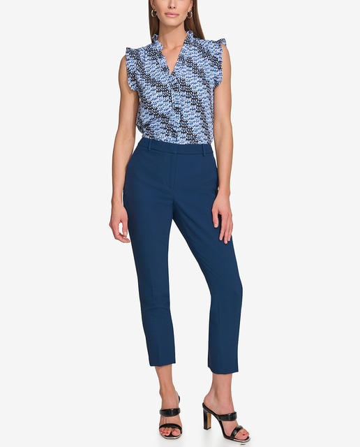 Imagen 0 de Pantalón de mujer recto con raya