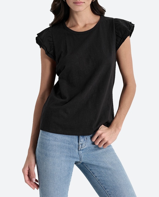 Imagen 0 de Top sin mangas con cuello de pico