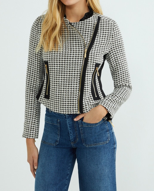 Imagen 0 de Chaqueta de mujer de manga larga y cremallera lateral