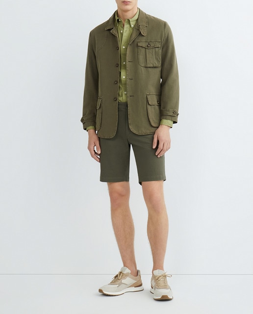 Imagen 0 de Bermuda estilo chino con fit Harlem y estructura printada