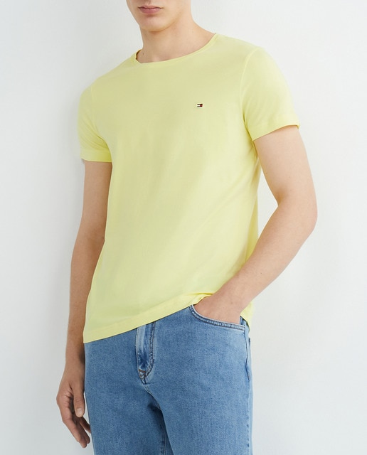 Imagen 0 de Camiseta de hombre con algodón orgánico azul de manga corta