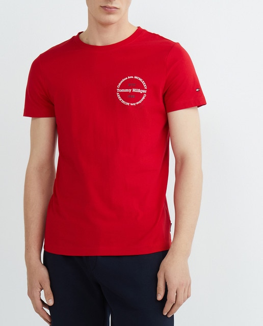 Imagen 0 de Camiseta de manga corta con branding redondo impreso