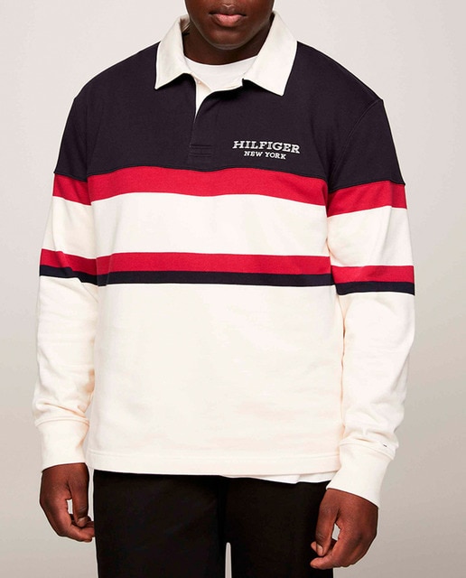 Imagen 0 de Polo rugby colorblock de hombre tallas grandes