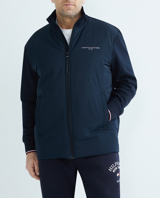 Imagen 0 de Sudadera combinada de nylon de hombre tallas grandes