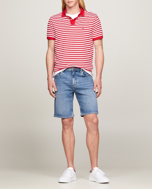 Imagen 0 de Bermuda vaquera Brooklyn con detalles corporativos