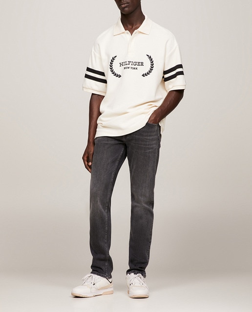 Imagen 0 de Pantalón vaquero de algodón y corte recto