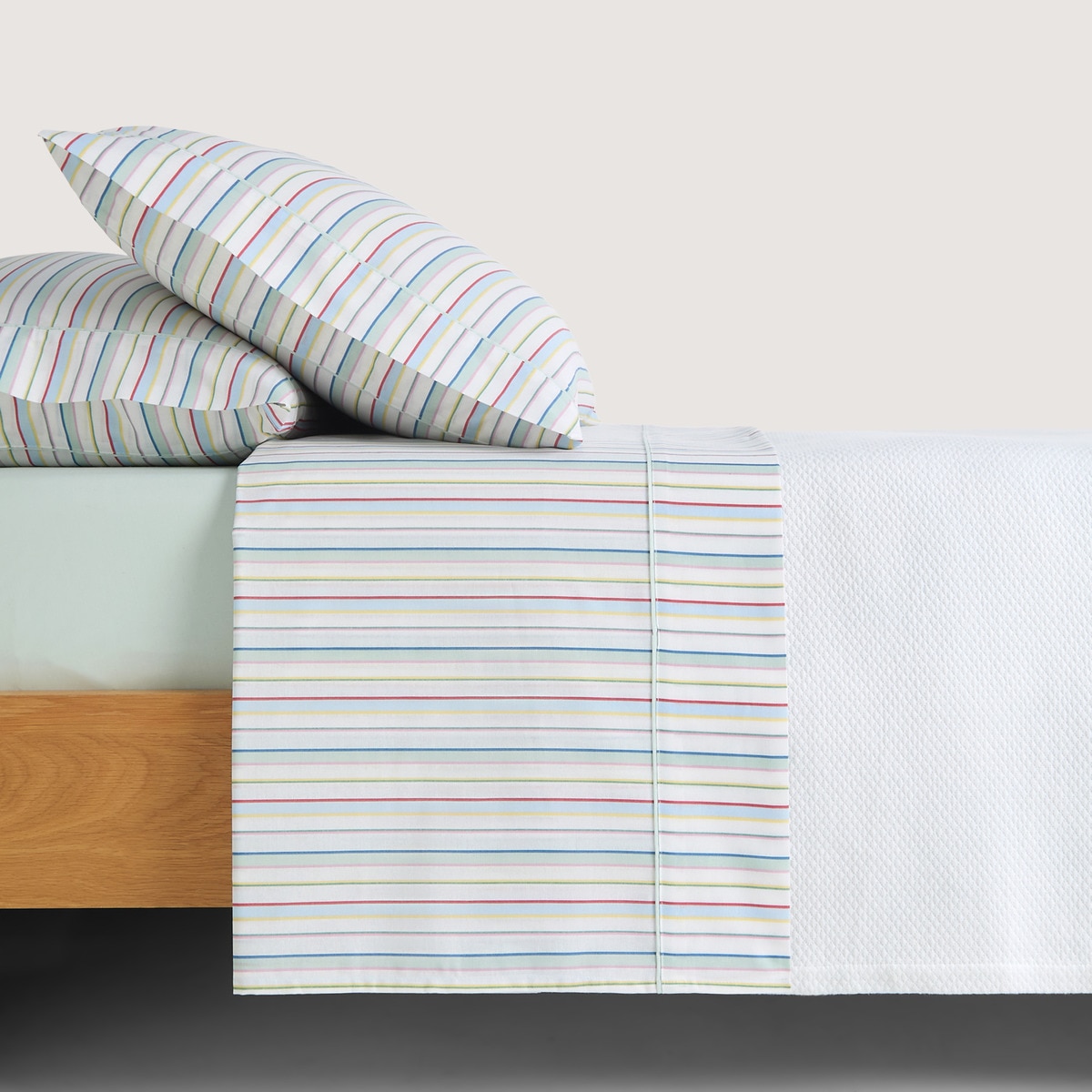 Conjunto de Lençóis com Lençol Ajustável Viste Multicolor-2