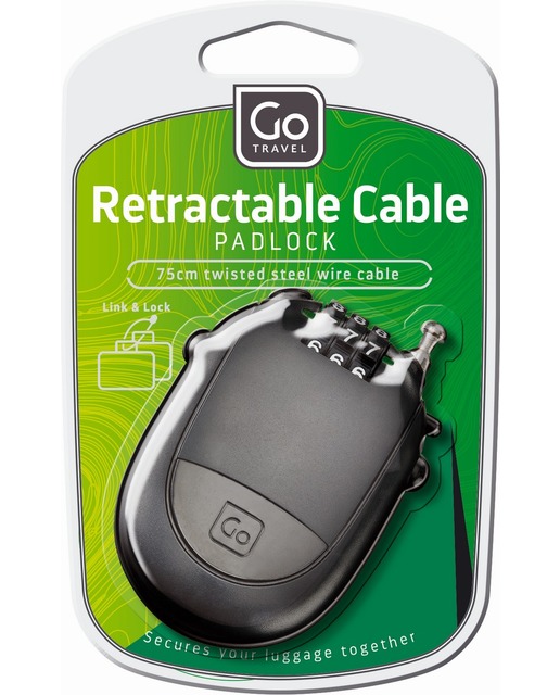 Imagem 0 de Cadeado de cabo retrátil