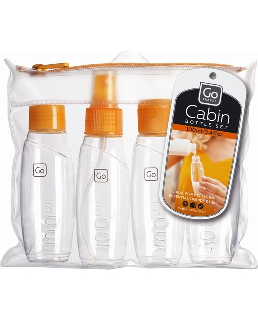 Imagem 0 de Conjunto de garrafas de cabine (cor de laranja)