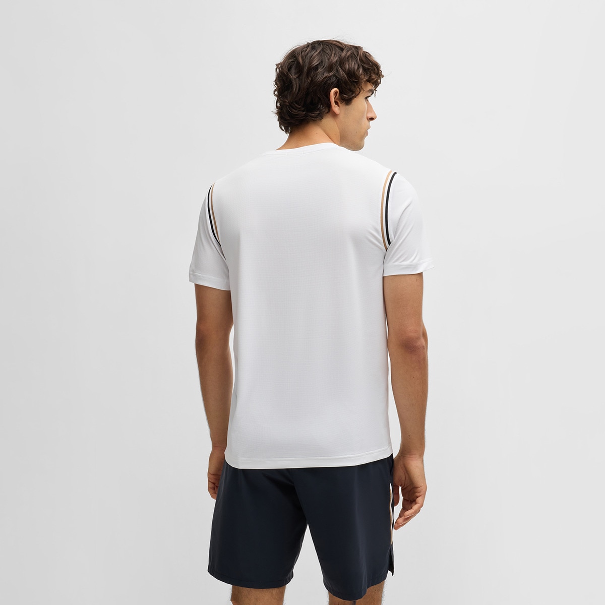 T-shirt de Manga Curta de Ténis de Homem Branco-2