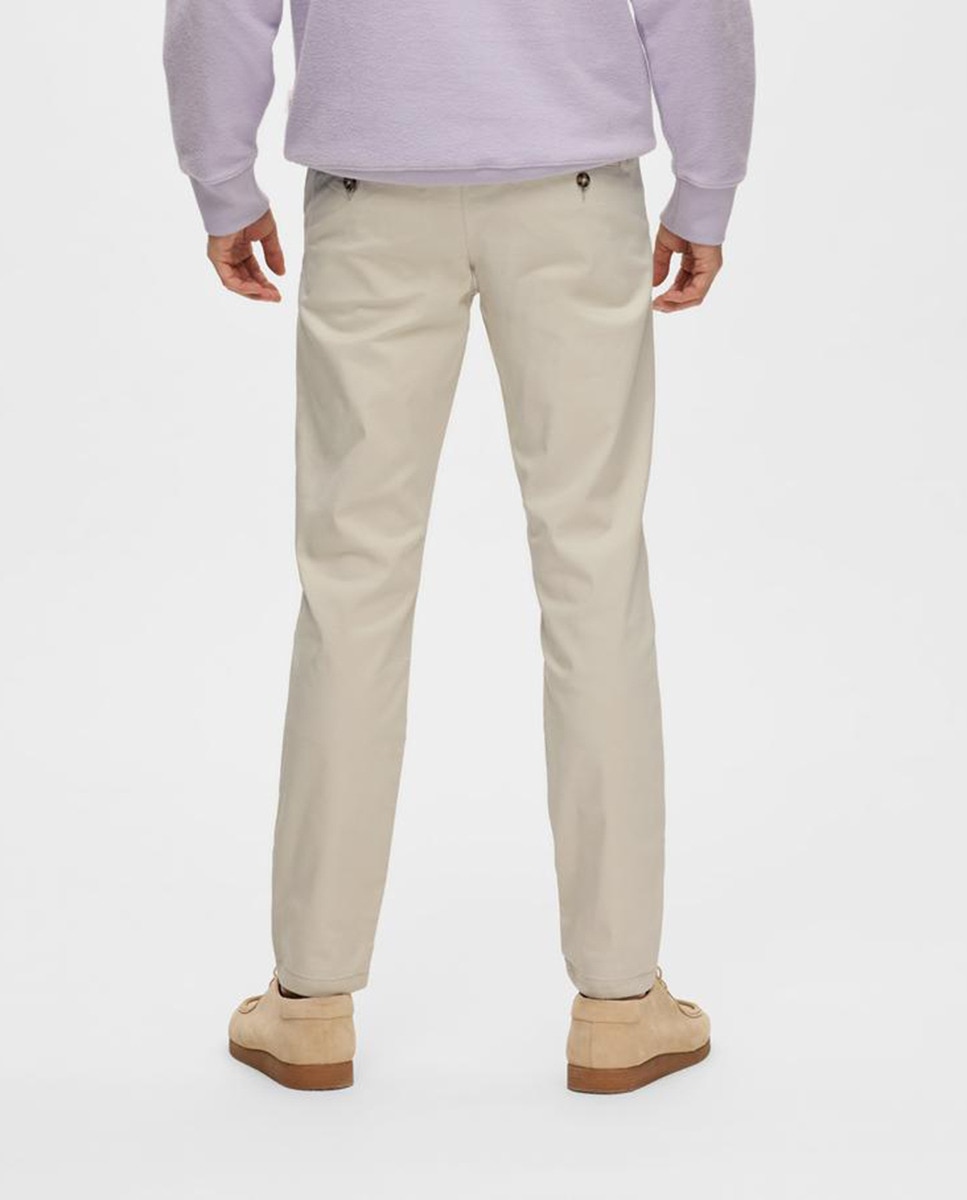 Pantalón De Traje De Hombre Slim Fit Liso · Selected