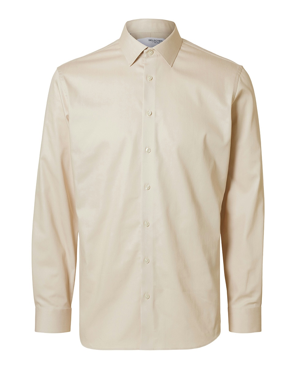Camisa Slim Fit Cinzento-5