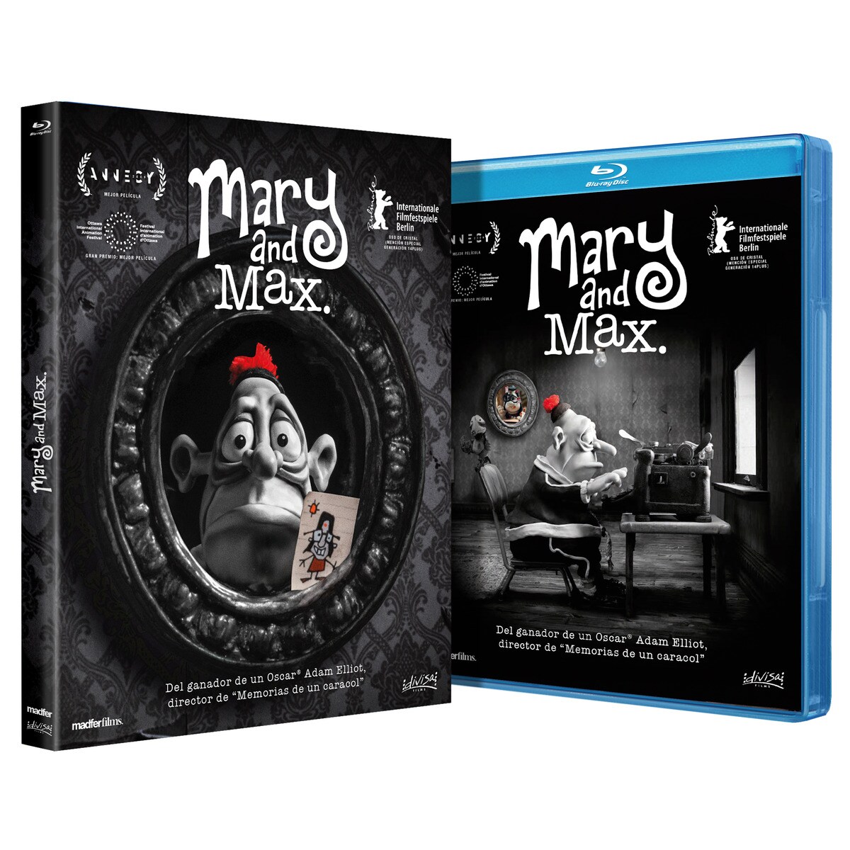 Mary and Max (Edición Especial Funda) (Blu-Ray) · DIVISA RED S.A.  