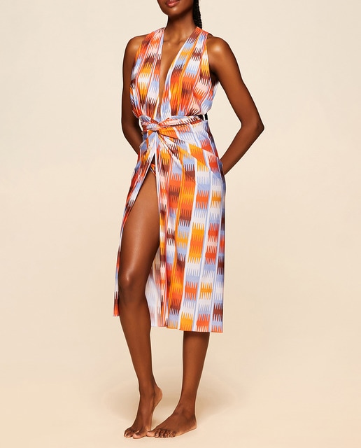 Imagem 0 de Vestido midi estampado