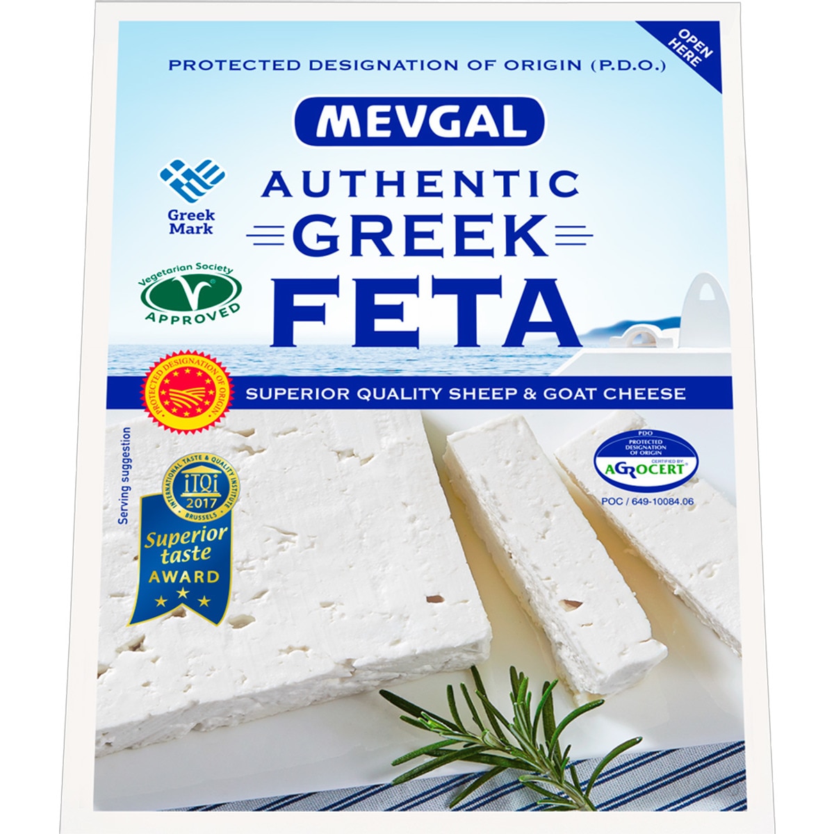 Queijo Feta Vácuo unidade 150 g