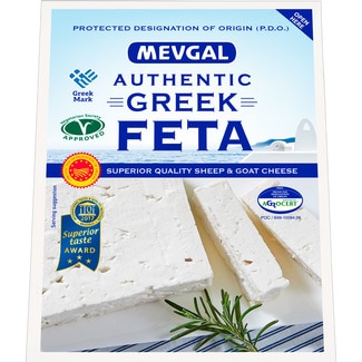 Queijo Feta Vácuo unidade 150 g - Mevgal