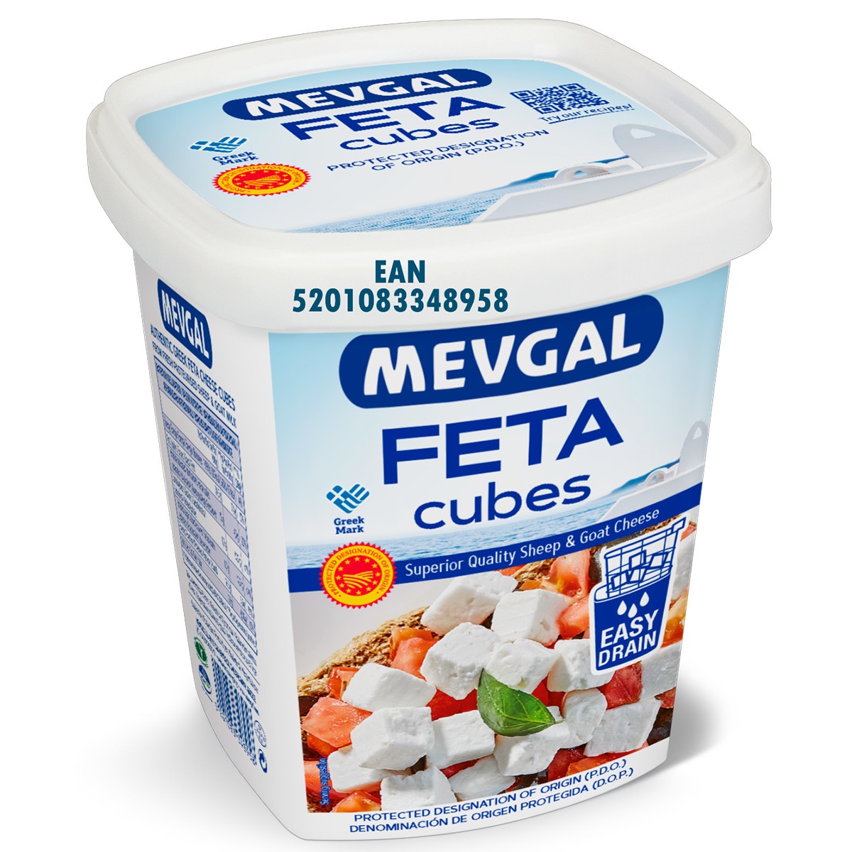 Queijo Feta Cubos unidade 150 g