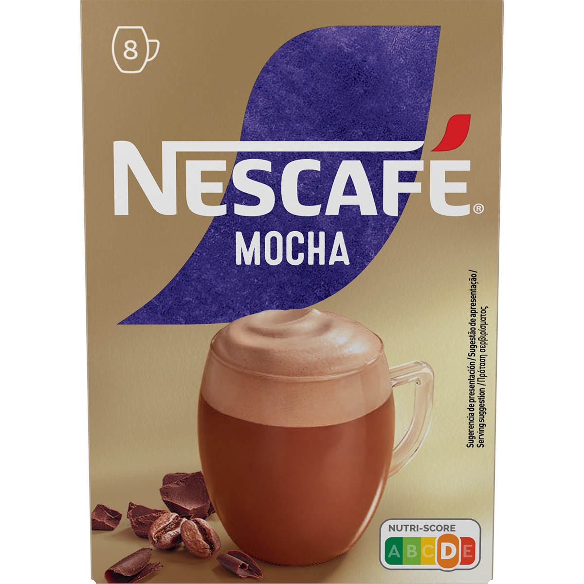 Cappuccino Mocha 8 Saquetas embalagem 136 g