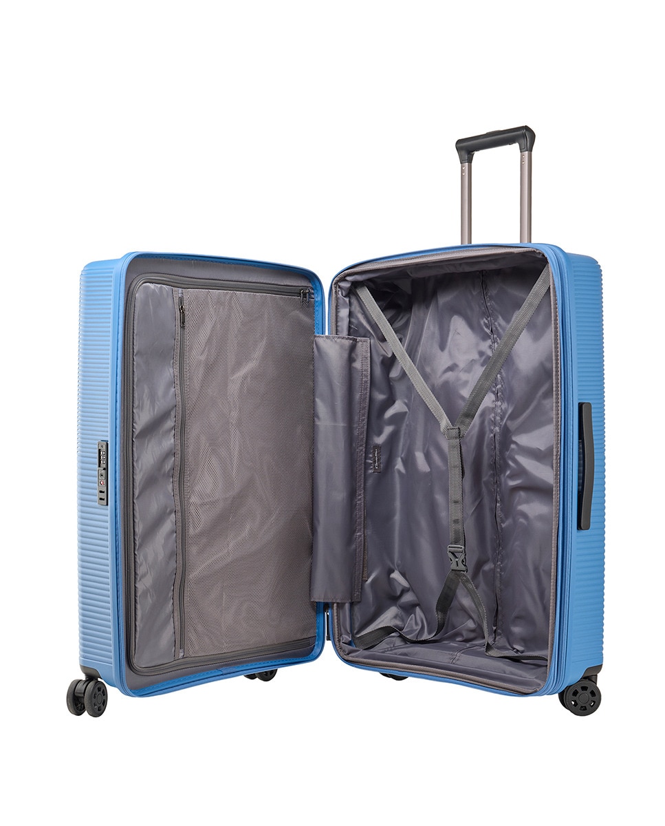 Mala de Polipropileno Expansível 77 cm/4,3 kg Azul-2