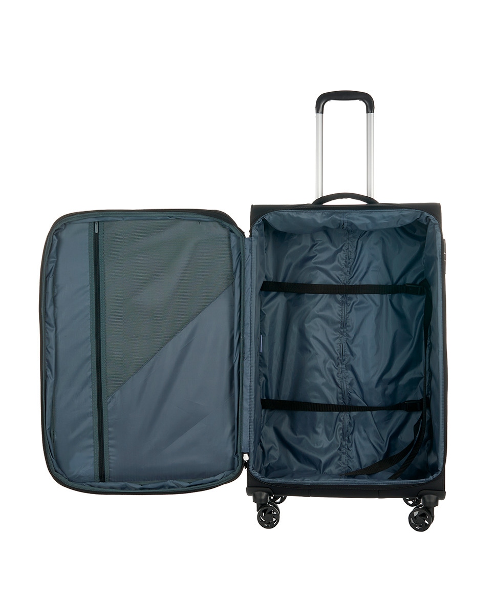Mala de Nylon Tipo Trolley 80 cm/3,3 kg Preto-2