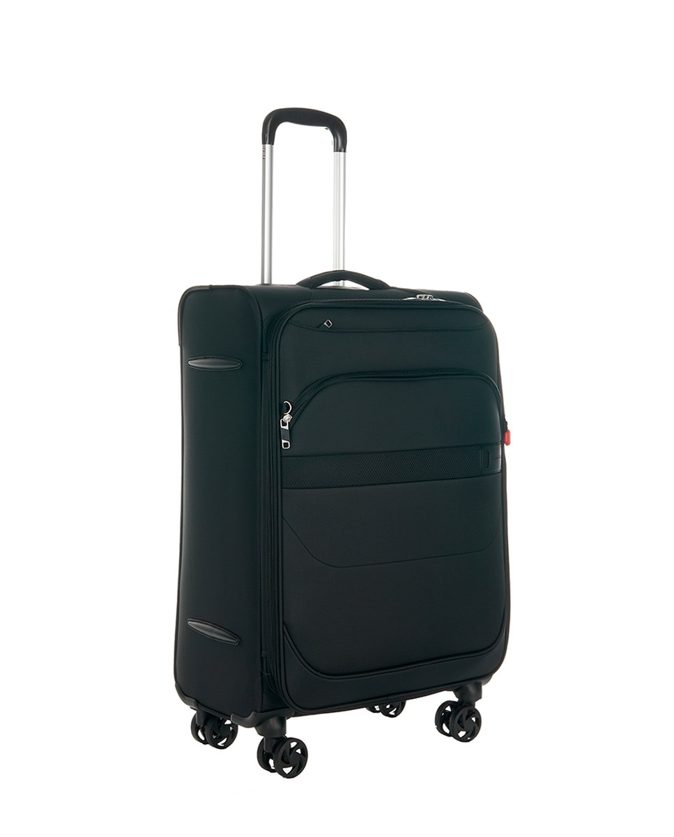 Mala de Nylon Tipo Trolley - 69 cm/2,9 kg Preto-1