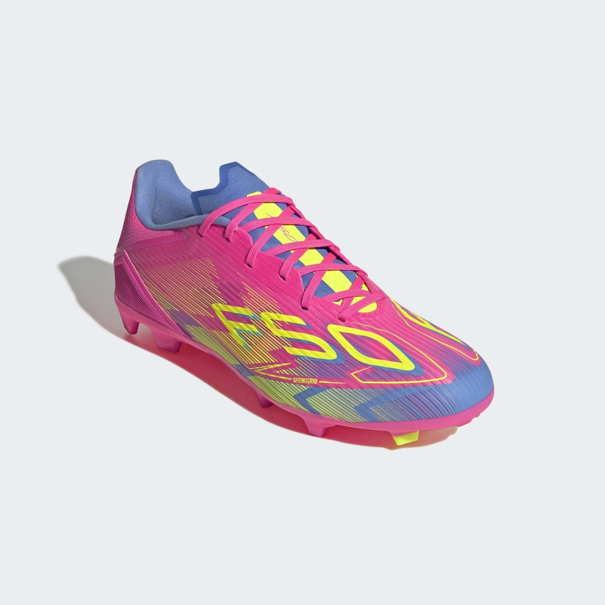 Chuteiras de Futebol Unissexo F50 League Rosa-2