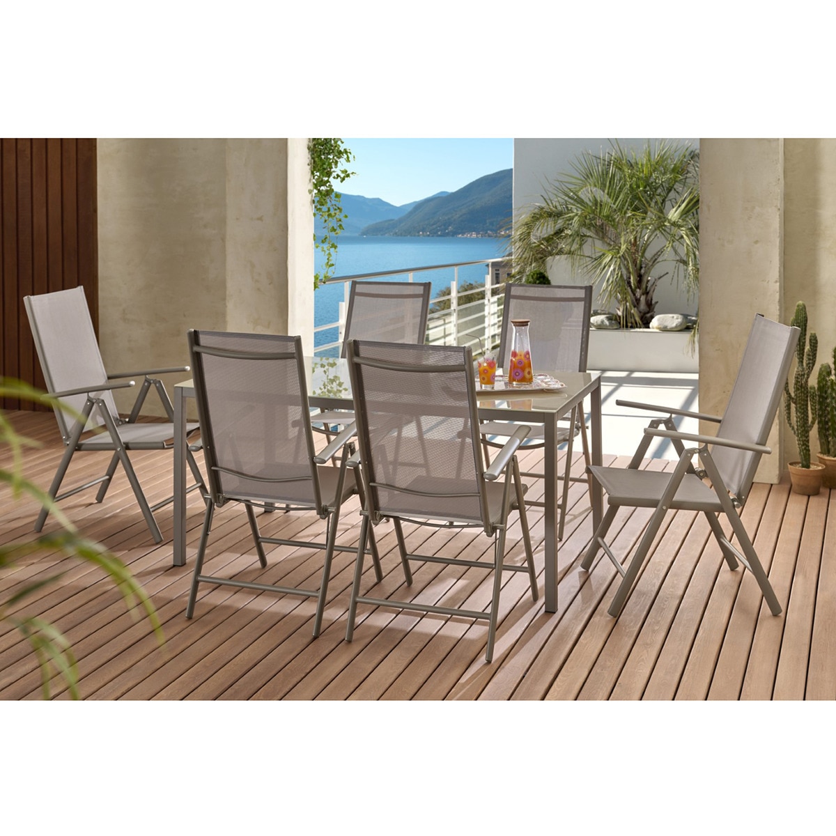 Conjunto de comedor de jardín mesa New Dublin con sillas Namibia Basics El Corte Inglés 3