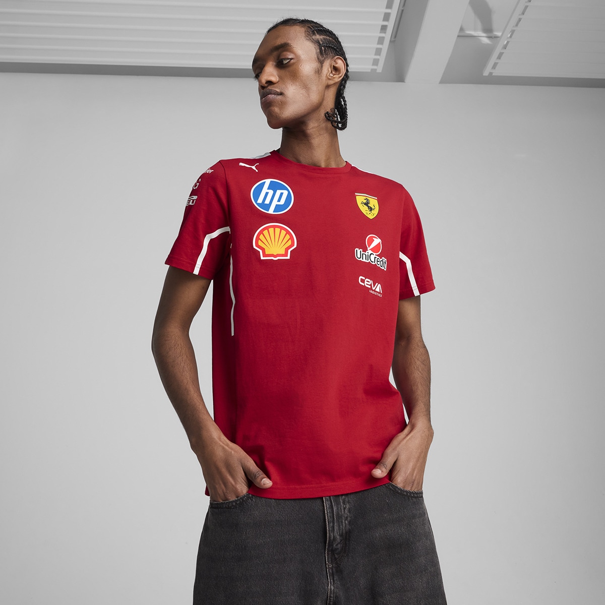 T-shirt de Homem SF Team Tee Vermelho-1