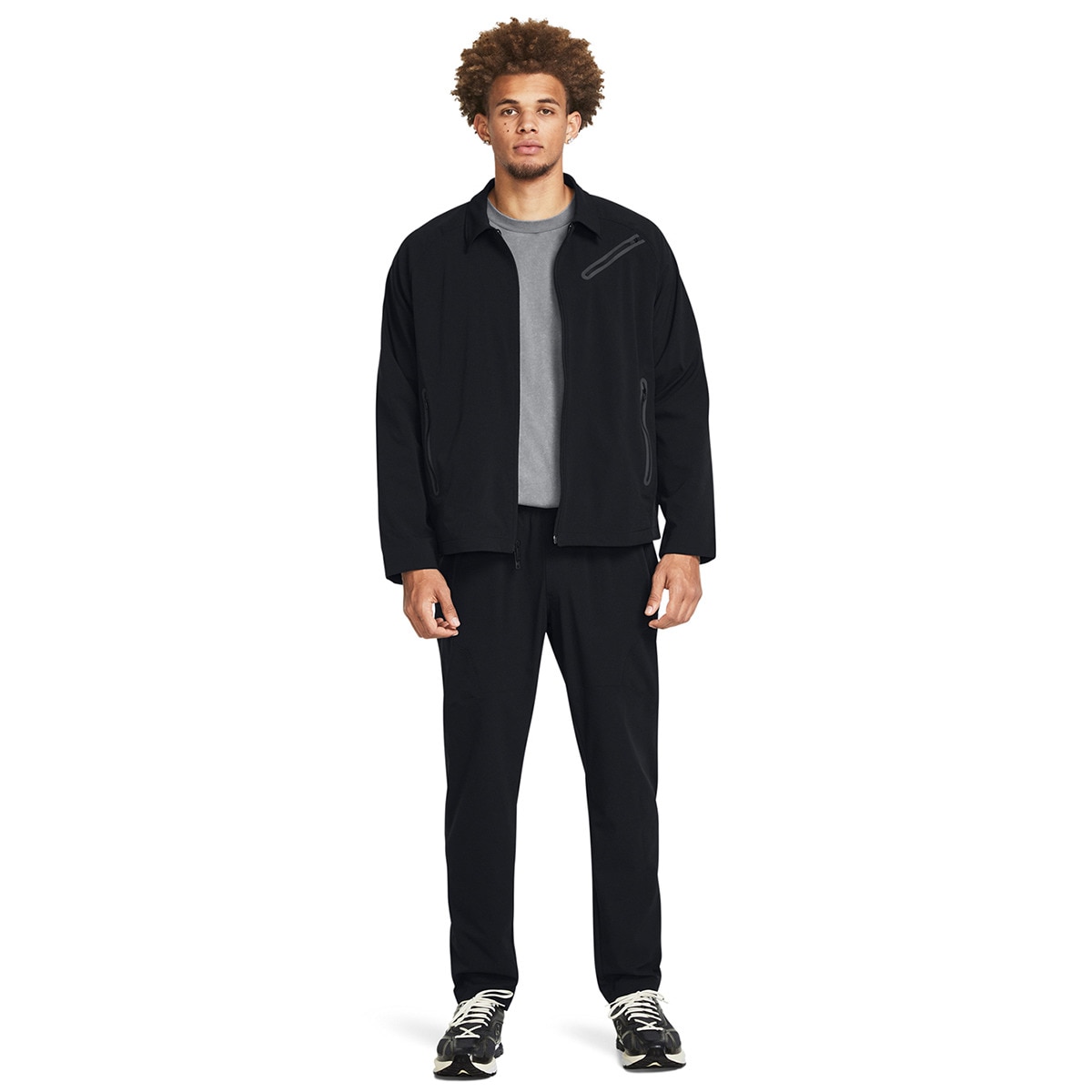 T-shirt de Homem UA Unstoppable Vented Jkt Preto-4
