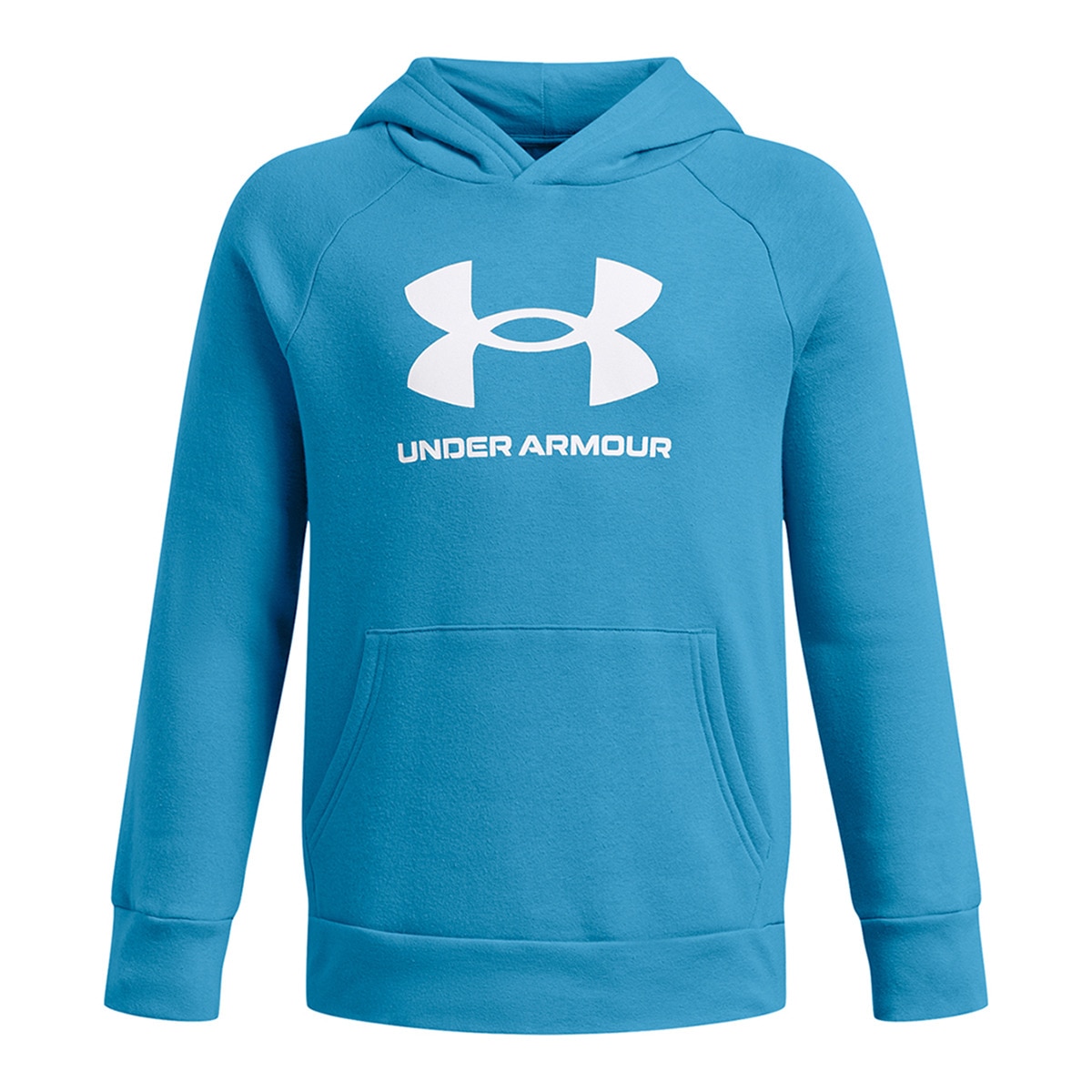 Sweatshirt de Criança UA Rival Fleece BL Hoodie Azul-1