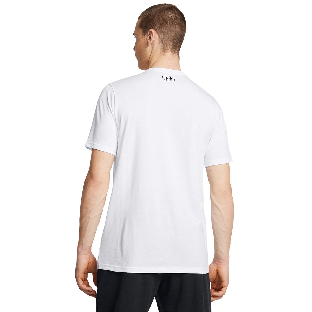 T-shirt Casual de Homem Ua Pjt Rck Payoff Graphc Ss-Wht Branco-2